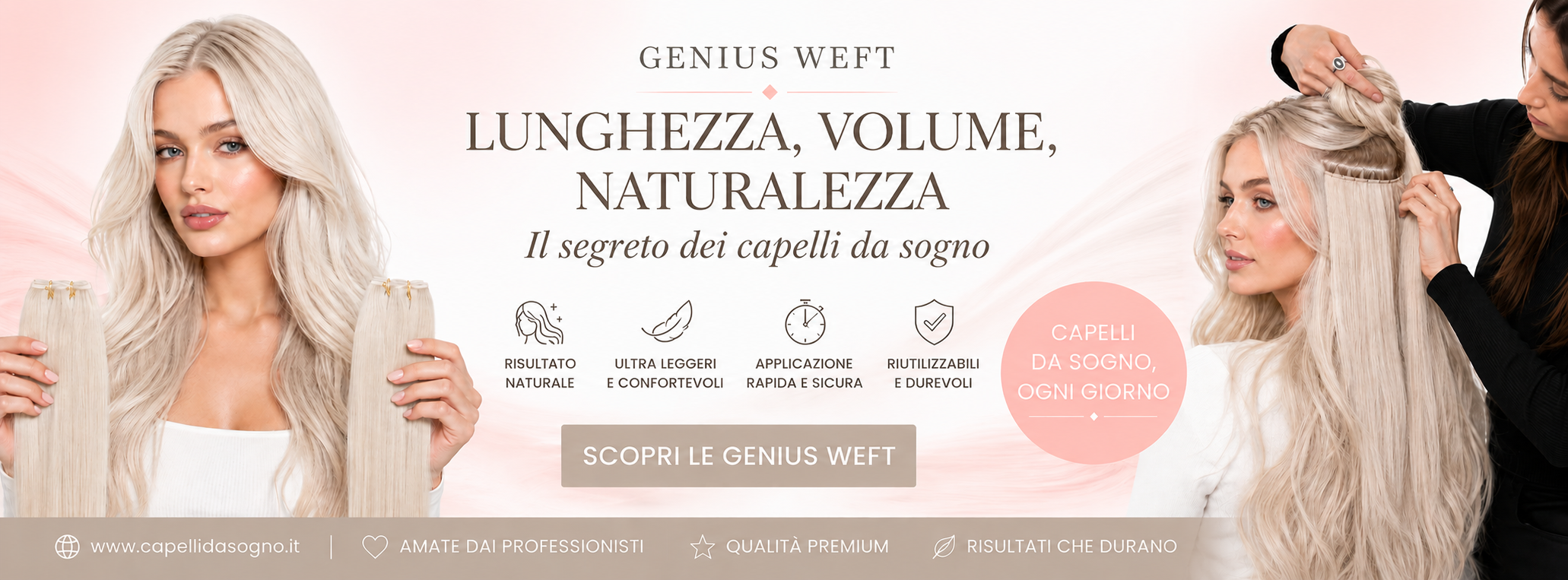 Extension Capelli Veri genius tessiture